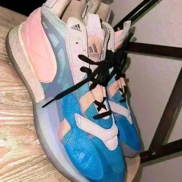 ZoneBoost Adidas Aero Blue 2019 Size 14.5 men’s - Picture 2 of 14